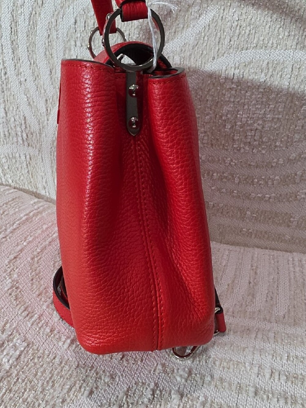 Louis Vuitton Red Capucines BB Leather Top-Handle Satchel with Strap - Picture 3 of 13